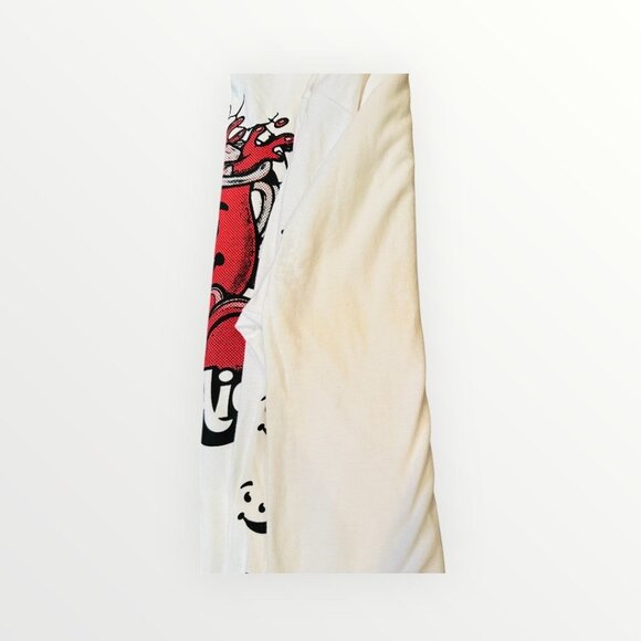 Kool-Aid Man Long Sleeve Graphic Tee XXL Cream Cotton Crewneck Retro Design - Picture 9 of 9